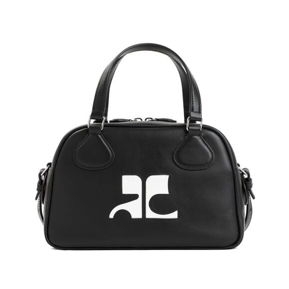 Elegant Mini Box Handbag in Monochrome Leather - Picture 4 of 4